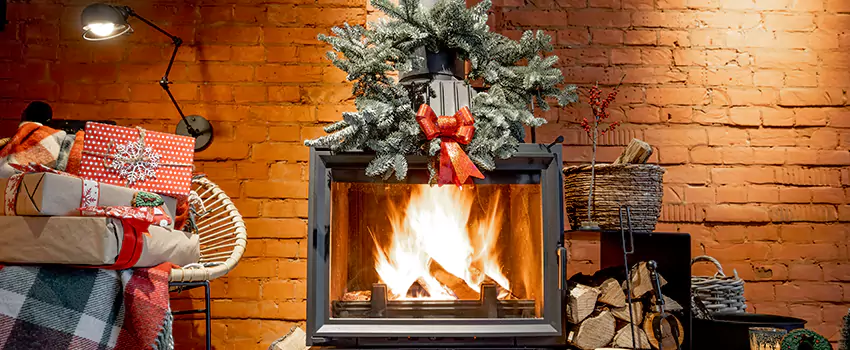 Travis Industries Linear Gas Fireplace Installation in Cliffside Park, New Jersey