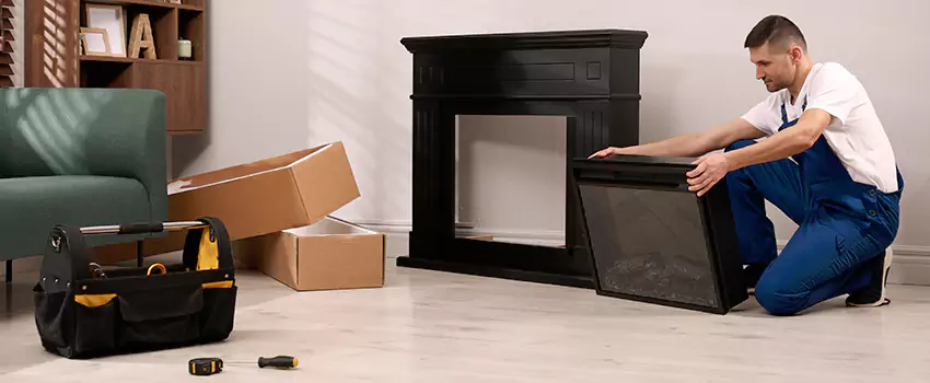Old Rusted Metal Fireplace Repair And Replacement in Cliffside Park, NJ