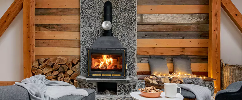 Thelin Hearth Products Direct Vent Gas Stove Fireplace Inspection in Cliffside Park, New Jersey